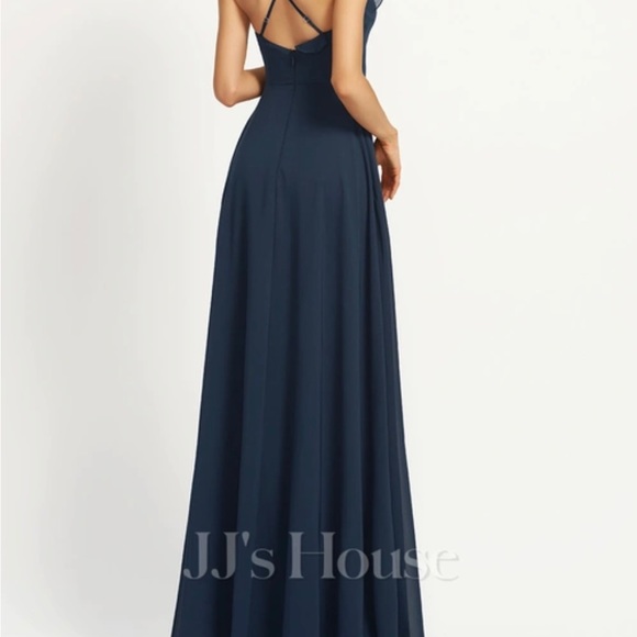 Pink Chiffon Maxi Dress size 2 - Picture 6 of 7